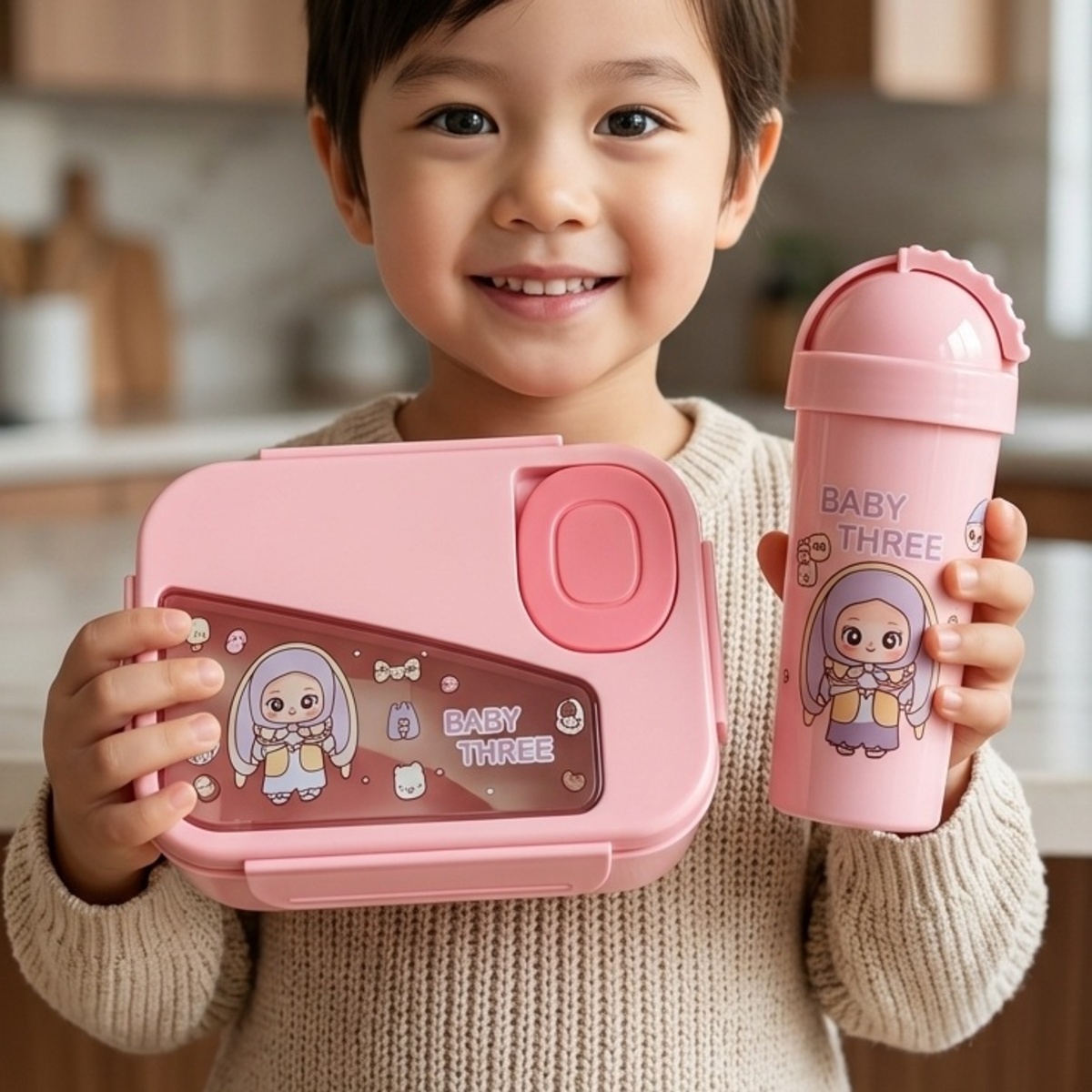 Lunch Box Steel 1 Set
