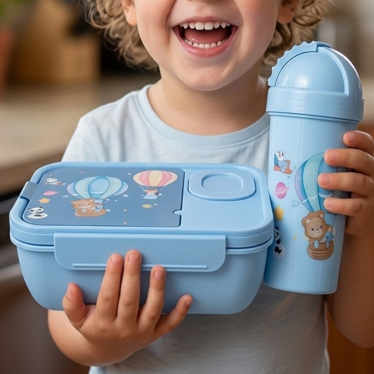Childrens Lunch Box And Bottle