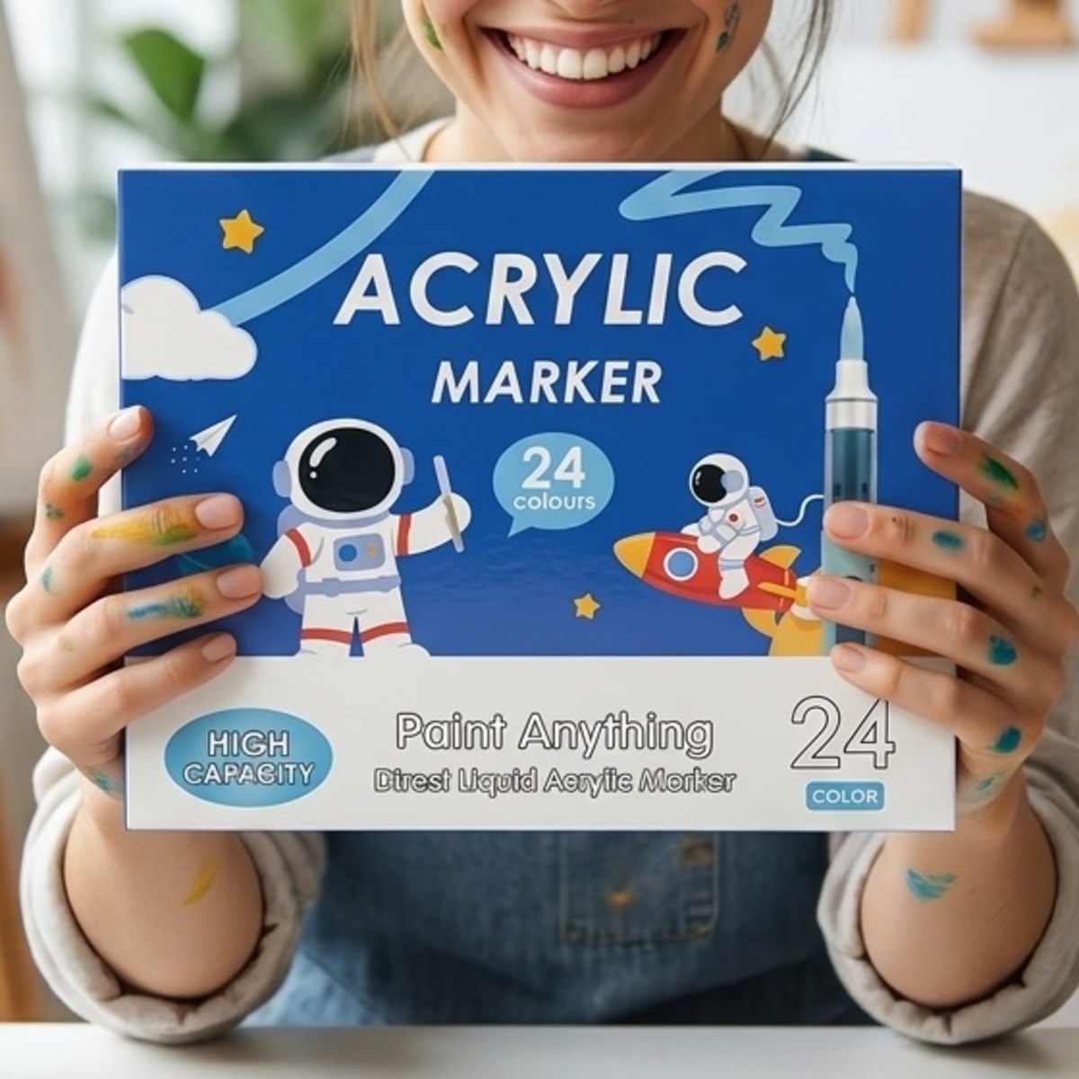 Acrylic Marker Set 24 Colors