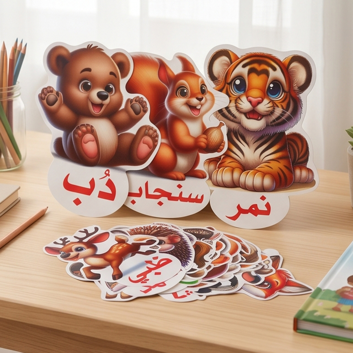 Baby Animal Printed Learning Cards