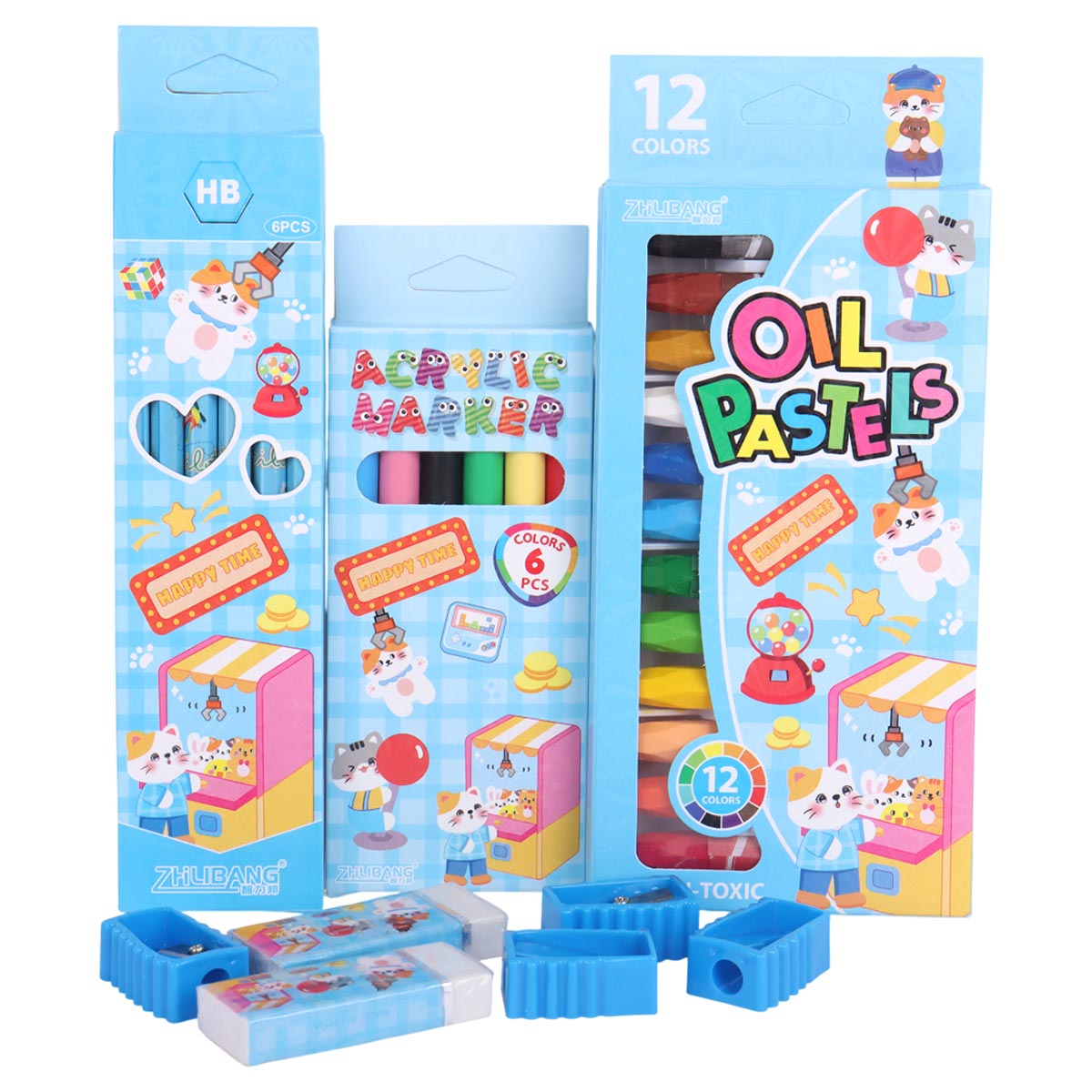 Art & Color Set With Eraser & Sharpener | Office & School Supplies | Arts & Crafts Art & Color Set With Eraser & Sharpener | Office & School Supplies | Arts & Crafts