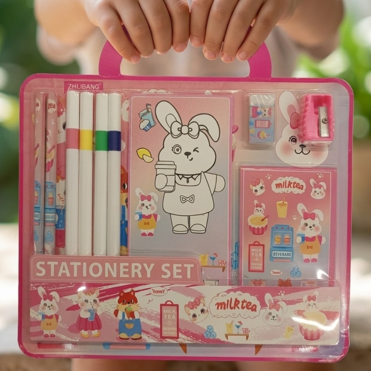 Color Pencils Stationery Set