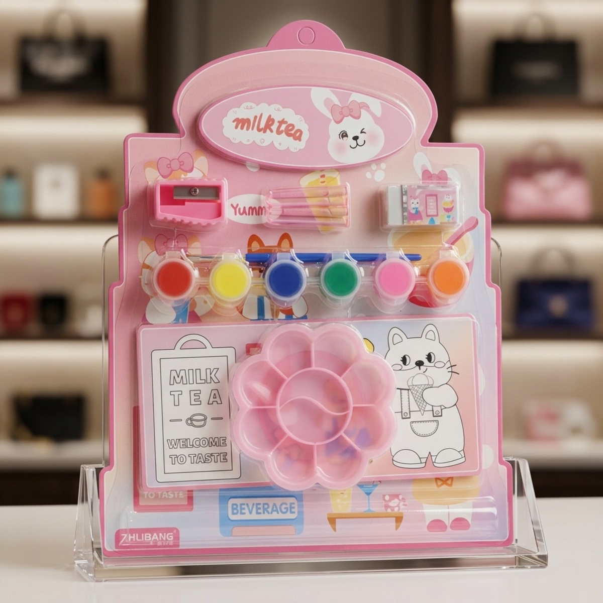 Color And Brush Stationery Set