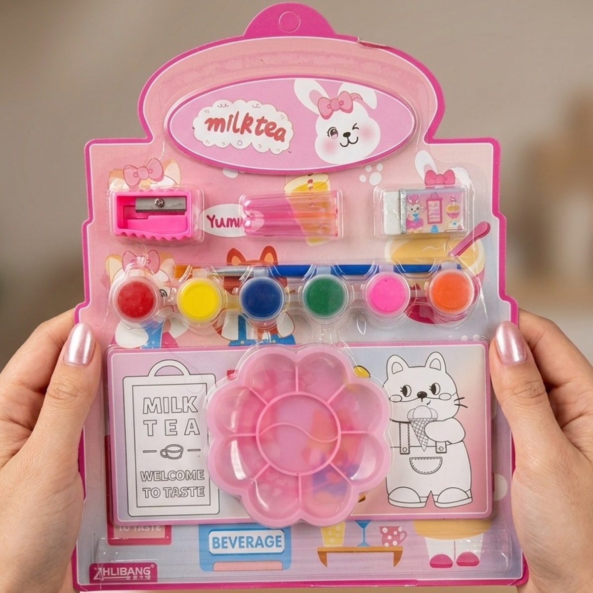 Color And Brush Stationery Set