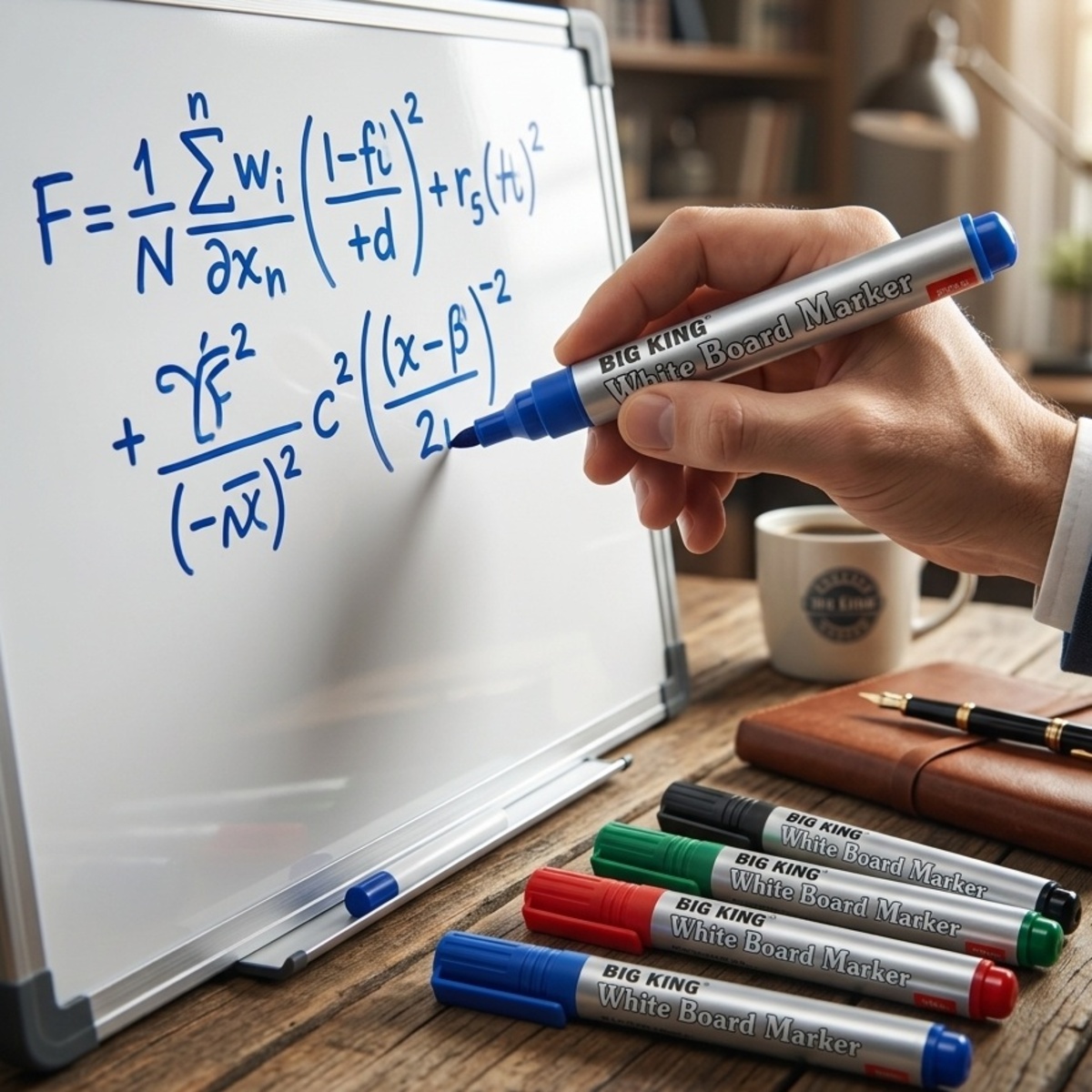 Big King White Board Marker 12 Pieces