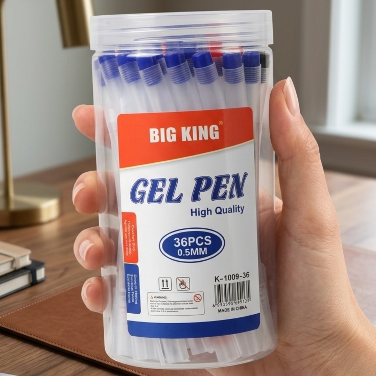Big King Gel Pen Set 36 Pieces 0.5mm
