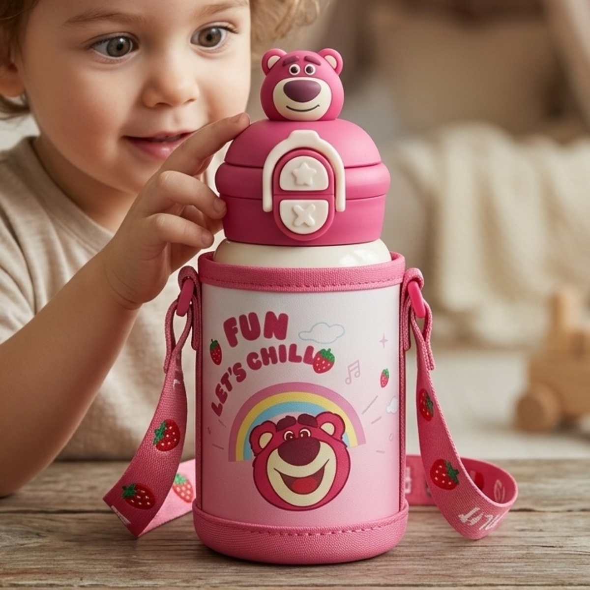 Bear Character Water Bottle