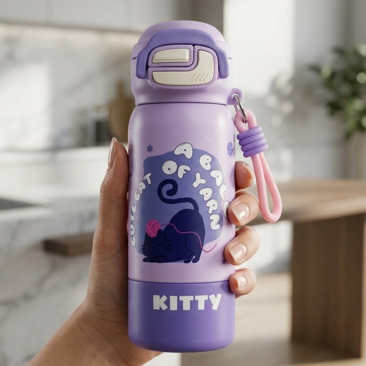 Cute Animal Themed Water Bottle