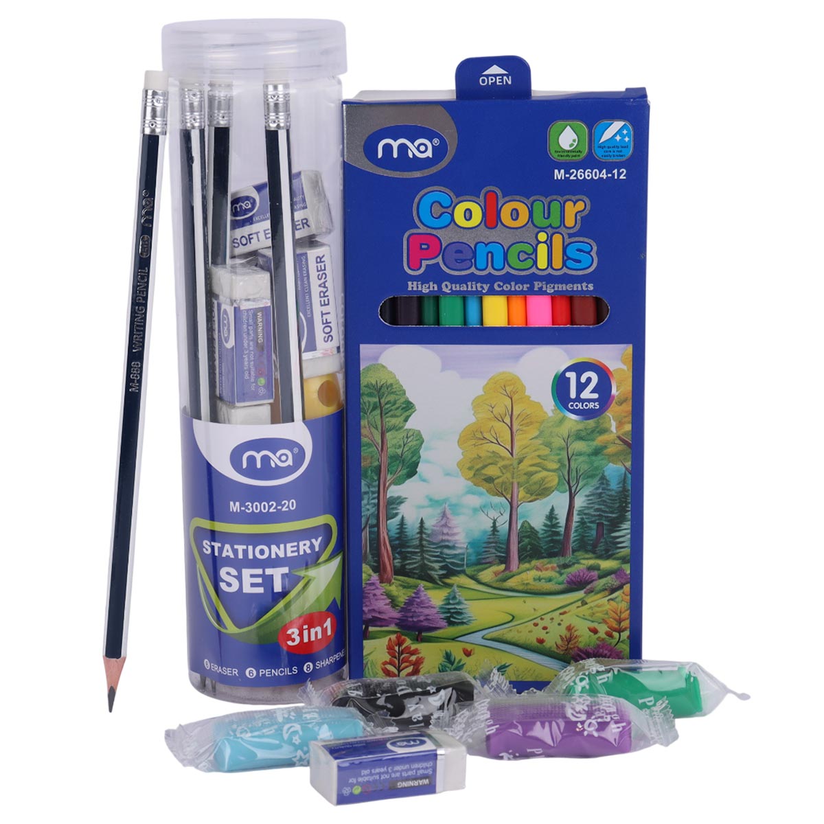 Colour Pencils With Stationery Set | Office & School Supplies | Arts & Crafts Colour Pencils With Stationery Set | Office & School Supplies | Arts & Crafts