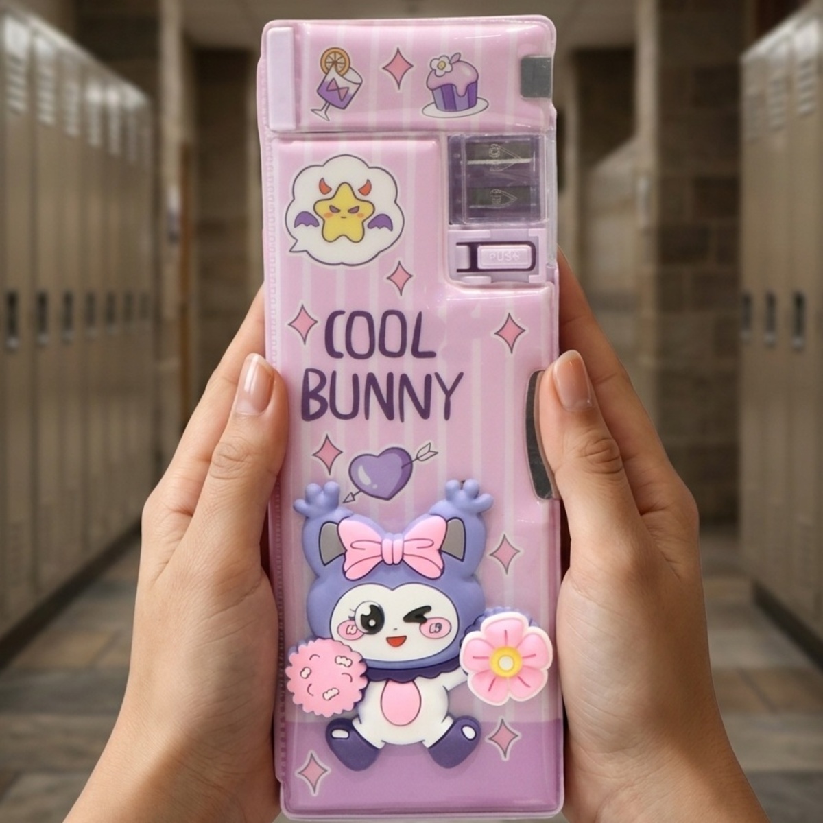 Cool Bunny Pencil Box