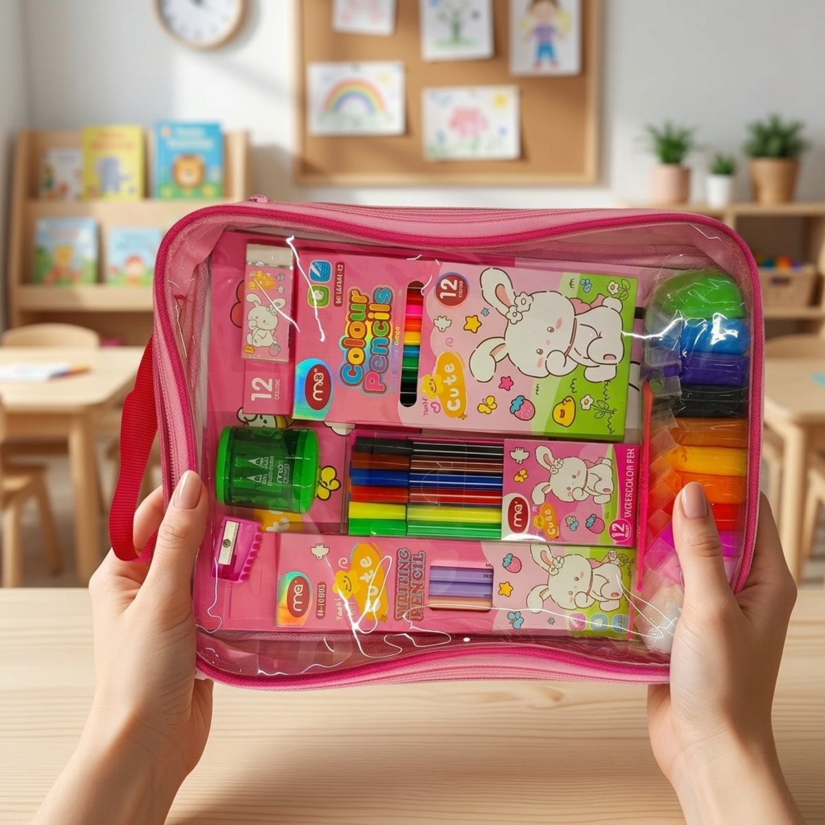 Color Pencils Stationery Set