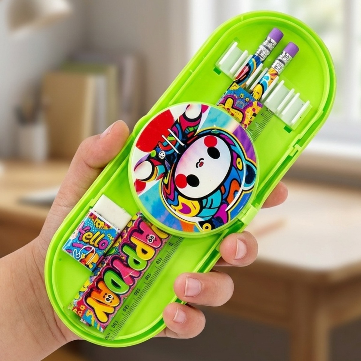 Colorful Kids Pencil Box Set