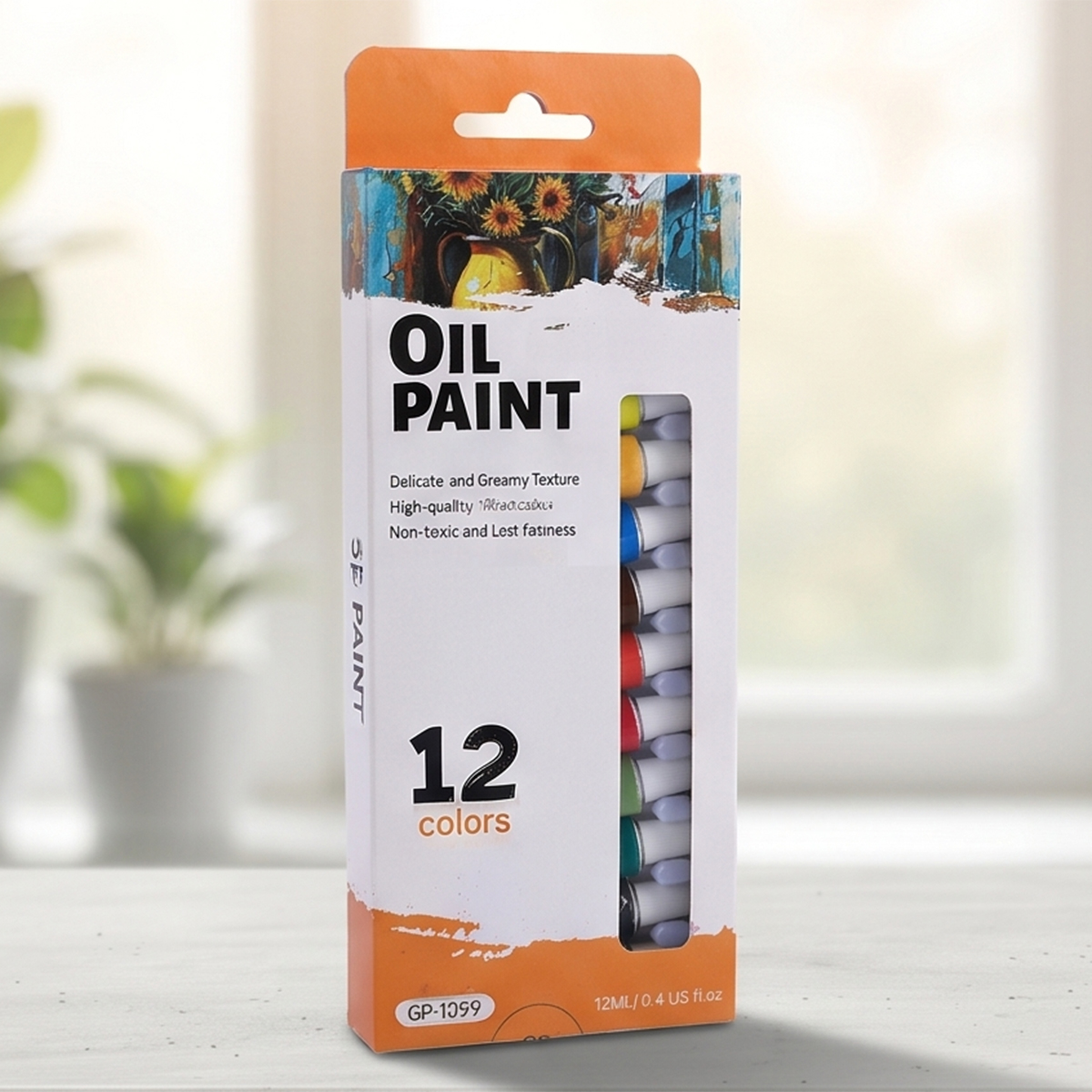 Oil Paint Set 12 Colors