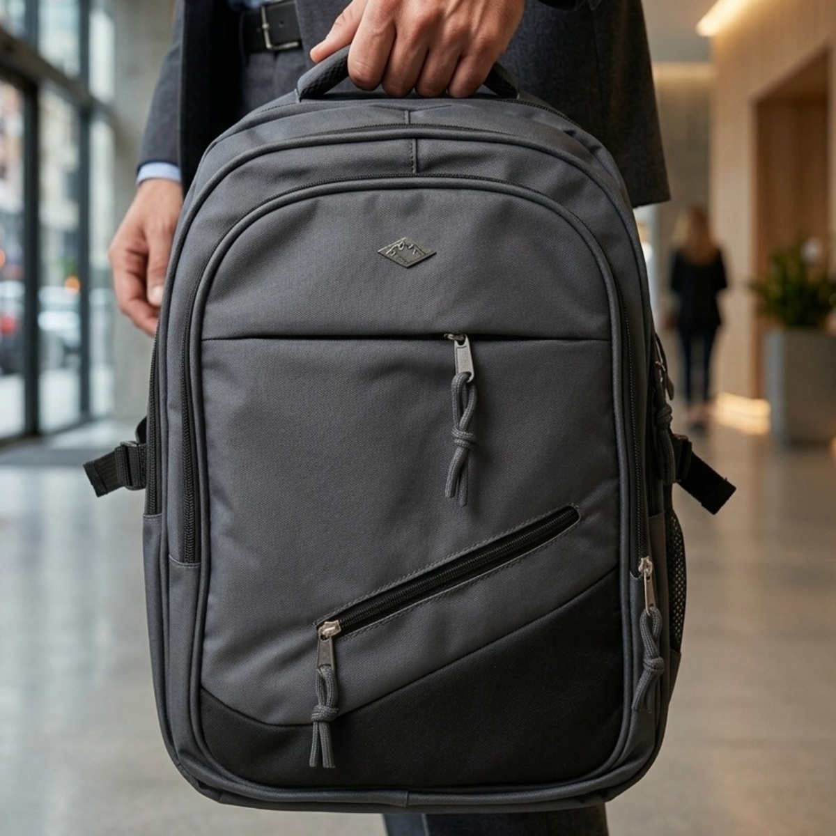 Stylish Backpack Gray