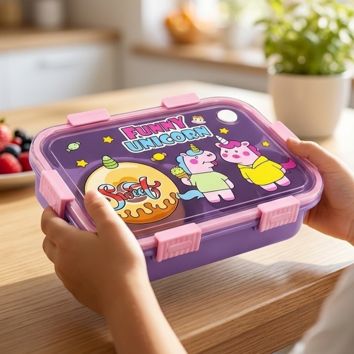 Lunch Box Plastic Food