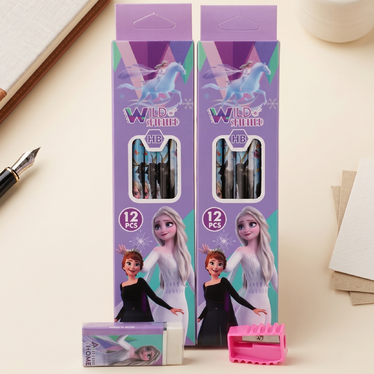 Wild Spirited HB Pencils Set 12 Pieces