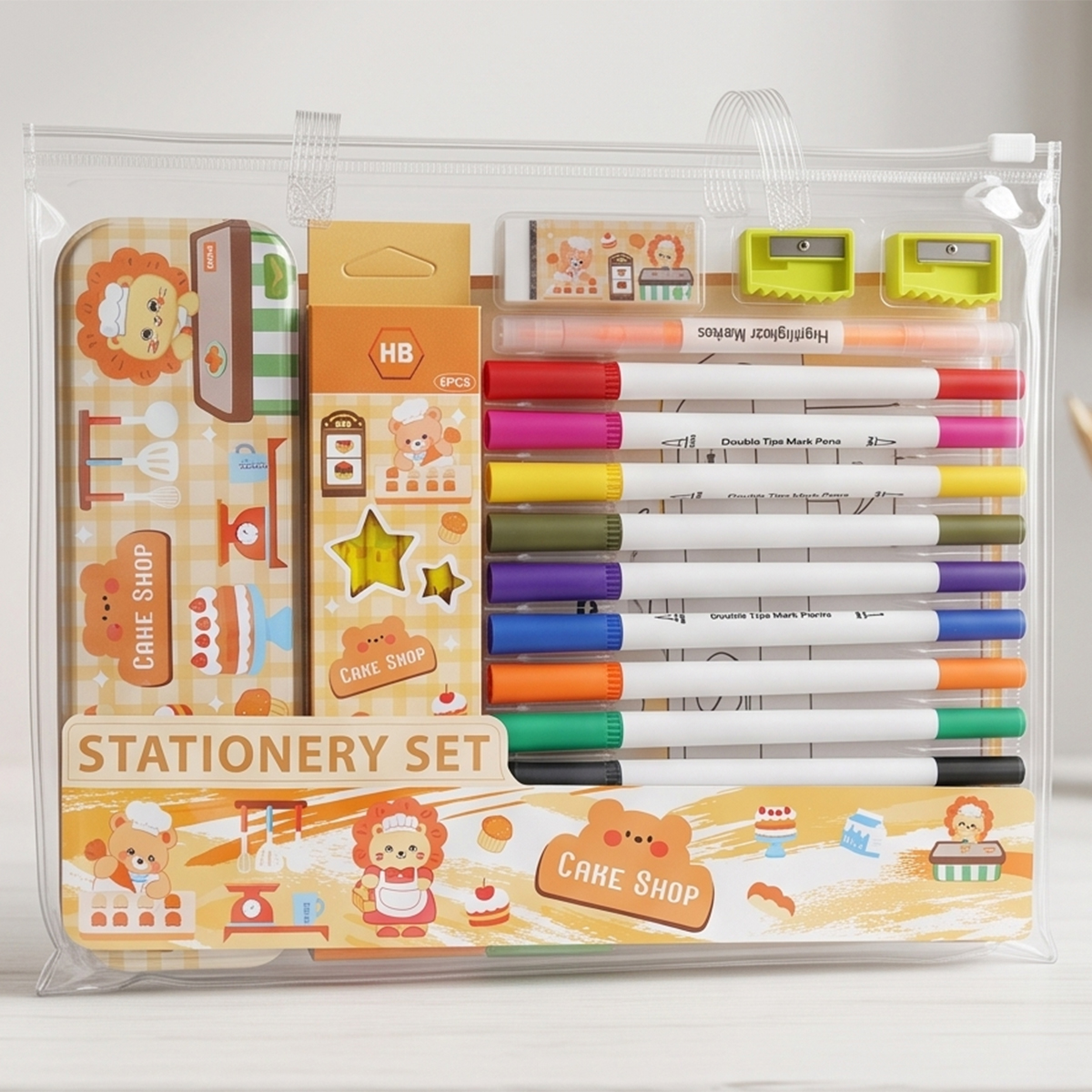 Stationery Set Cake Shop Theme