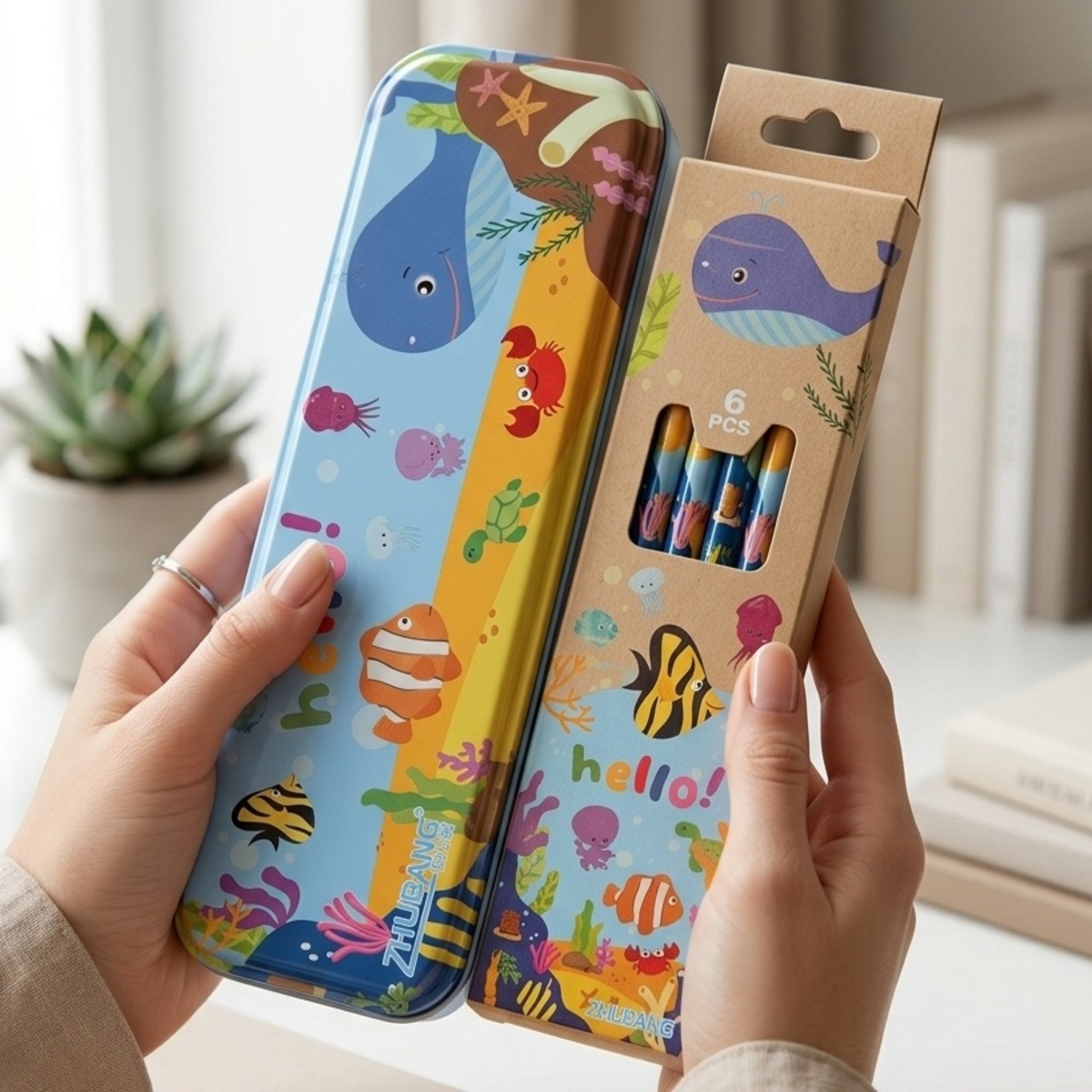 Color Pencils Stationery Set