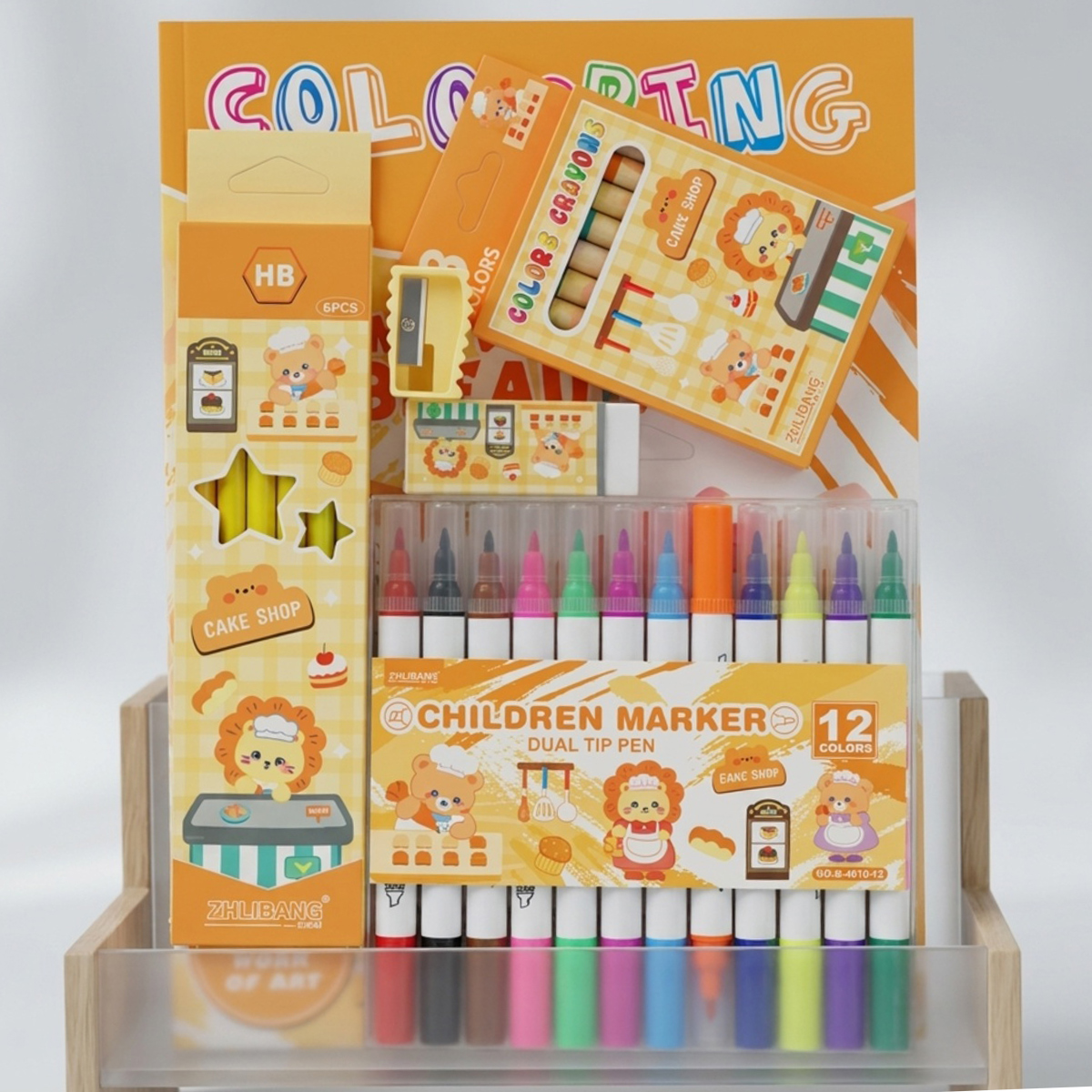 Color Pencils Stationery Set