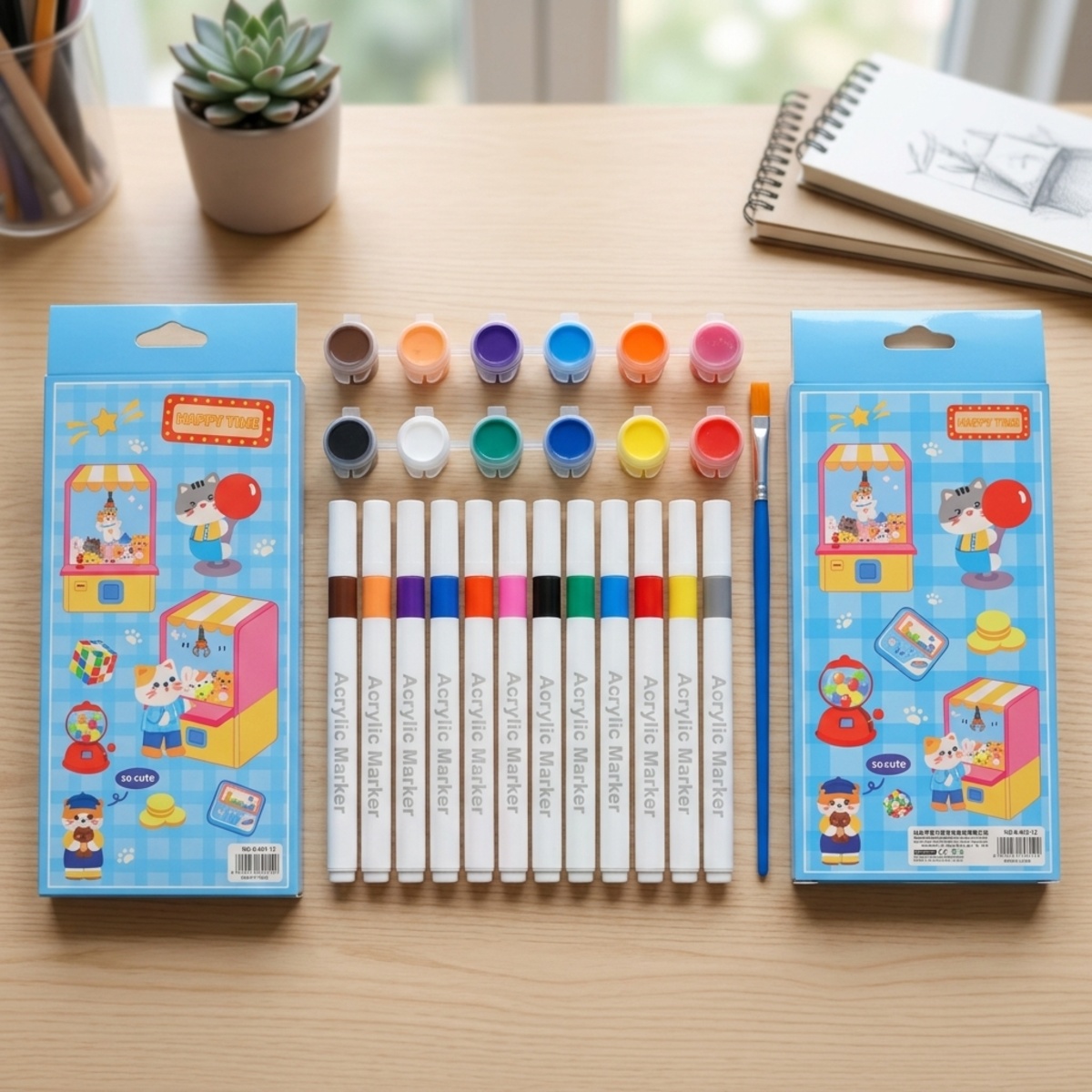 Craft & Coloring Stationery Set