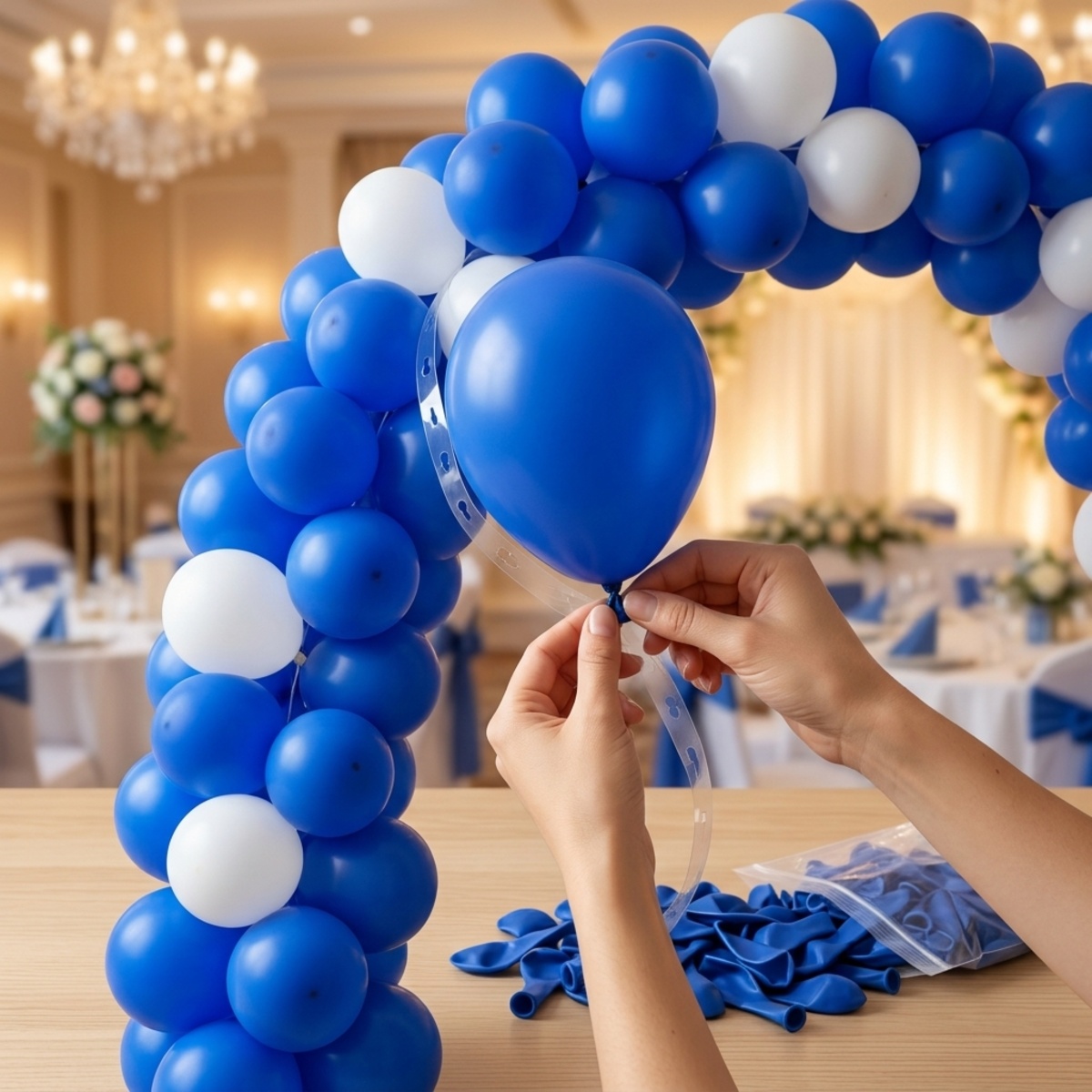 Balloons Latex Blue 100 Pieces
