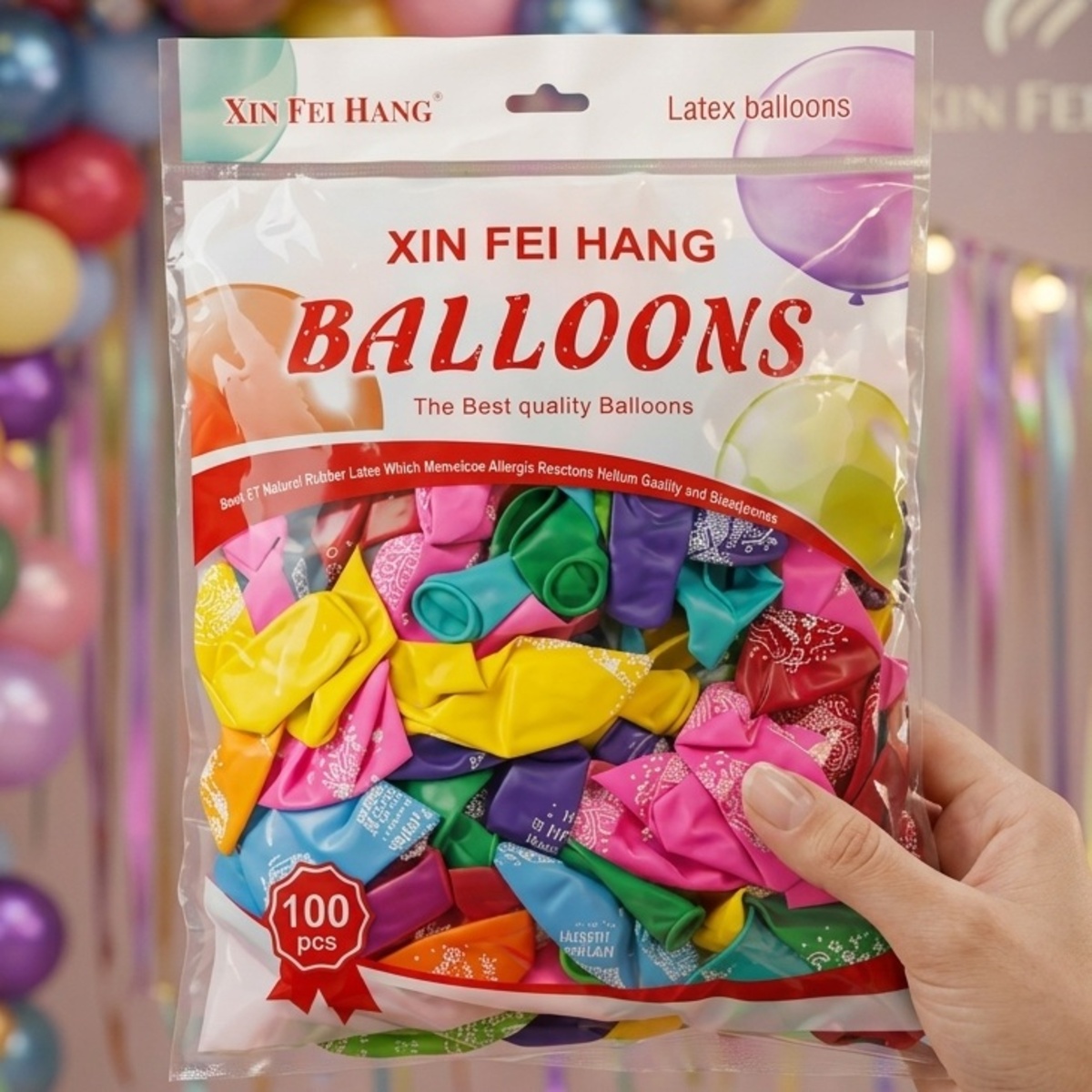 Party Balloons 100 Pieces