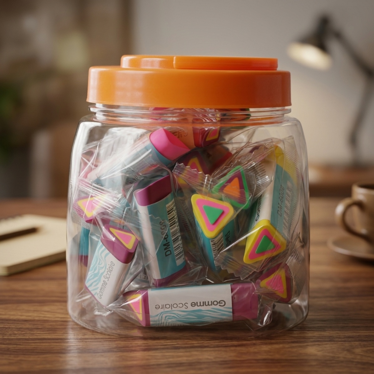Doms Triangle Eraser 24 Pieces