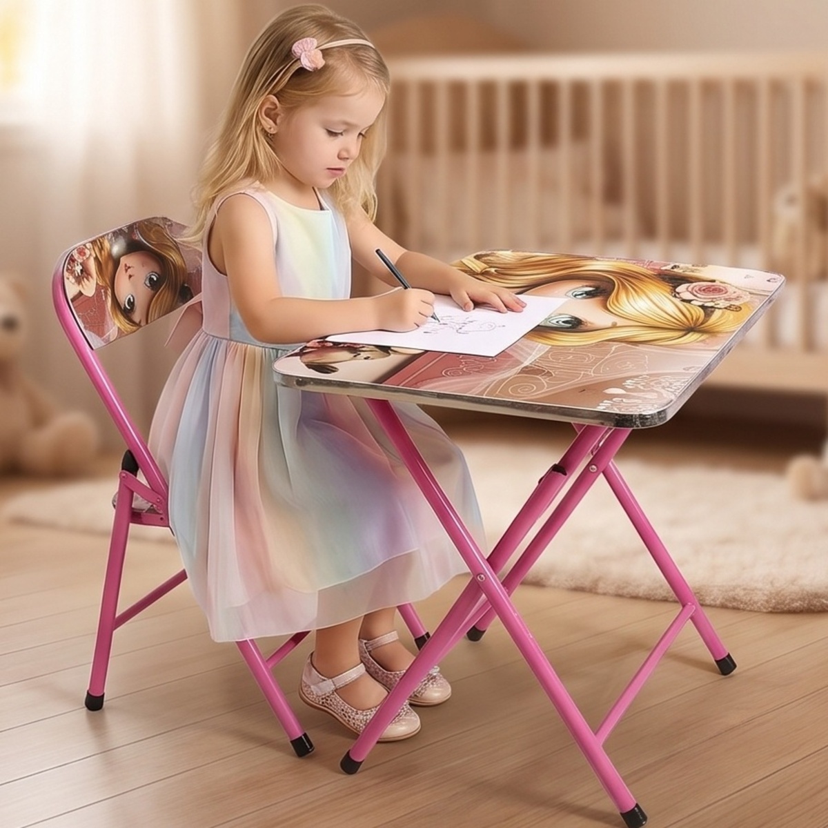 Kids Study Table And Chair Set