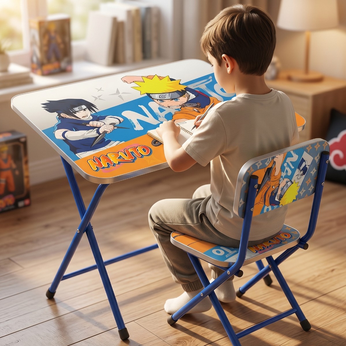 Naruto Themed Study Table And Chair Set
