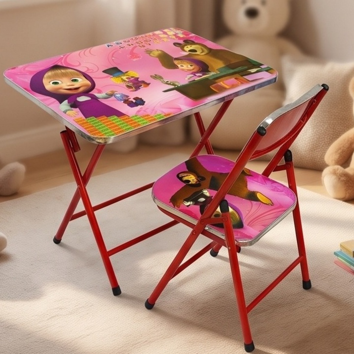 Children's Study Table And Chair Set