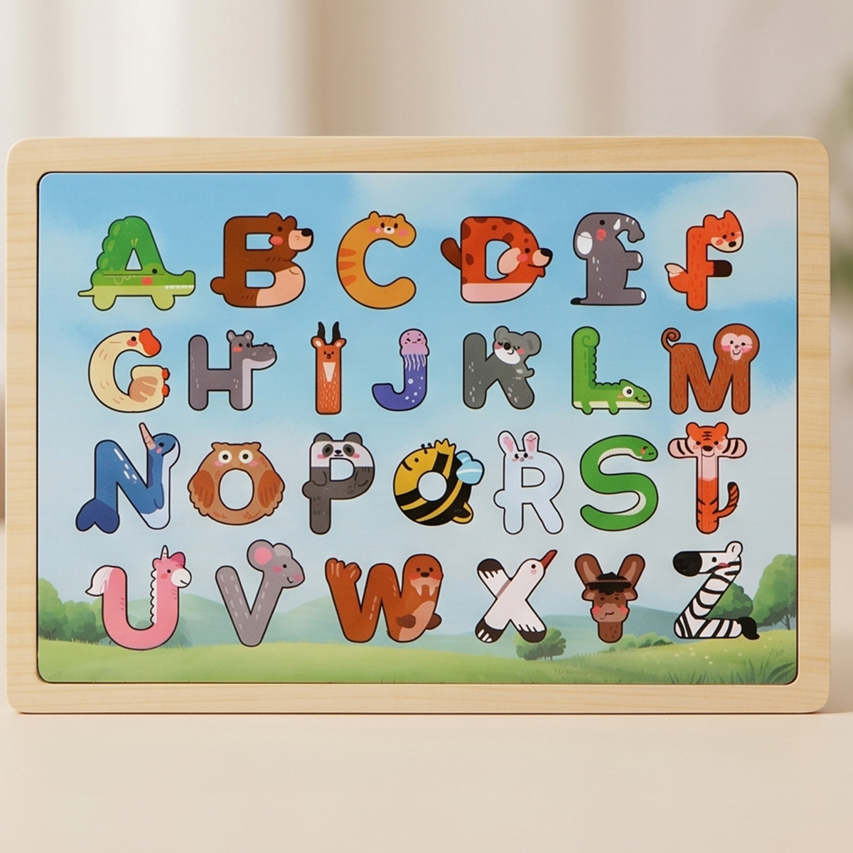 Alphabet Educational Puzzle Board