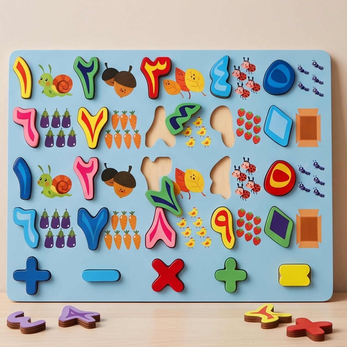 Arabic Educational Puzzle Board