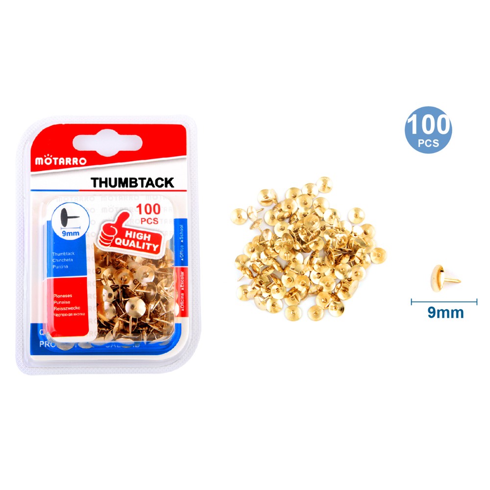 Motarro Thumbtack 100 Pieces 1 Pack