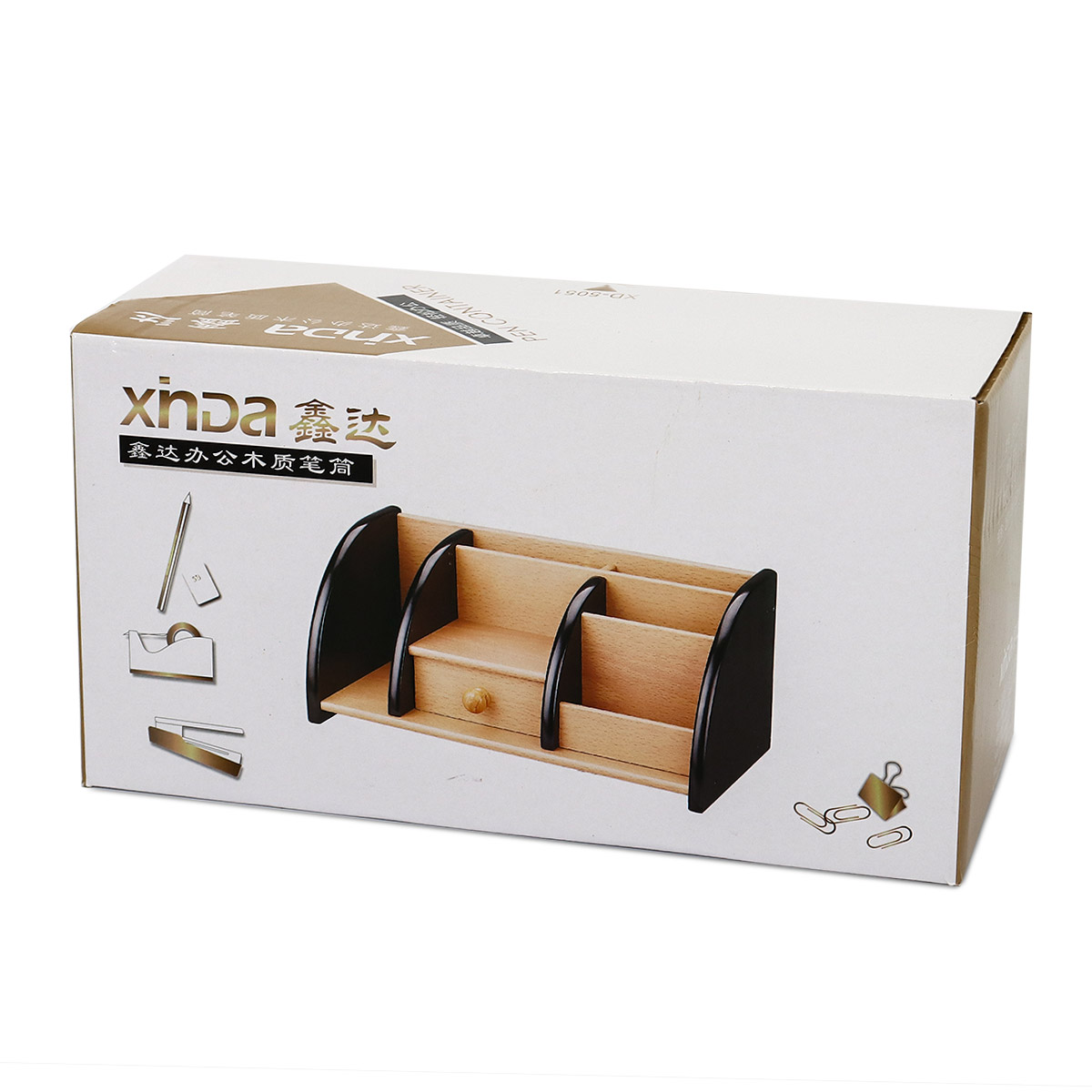 Wooden Pen And Card Holder | Office & School Supplies | Office Organizer