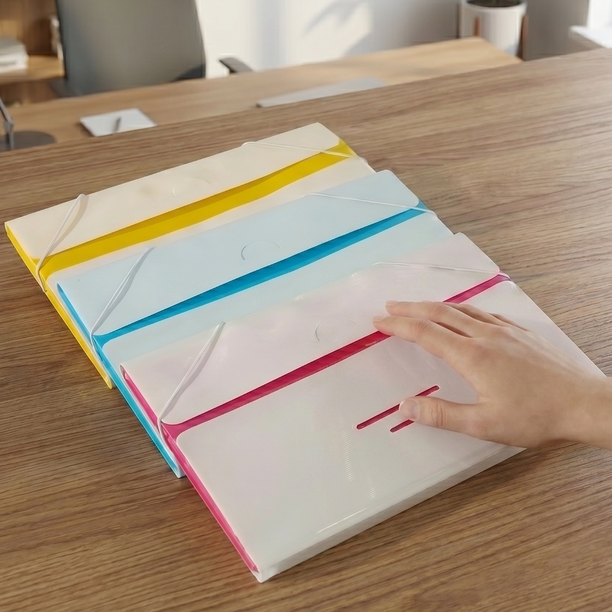 Colorful Pocket File Organizer Set