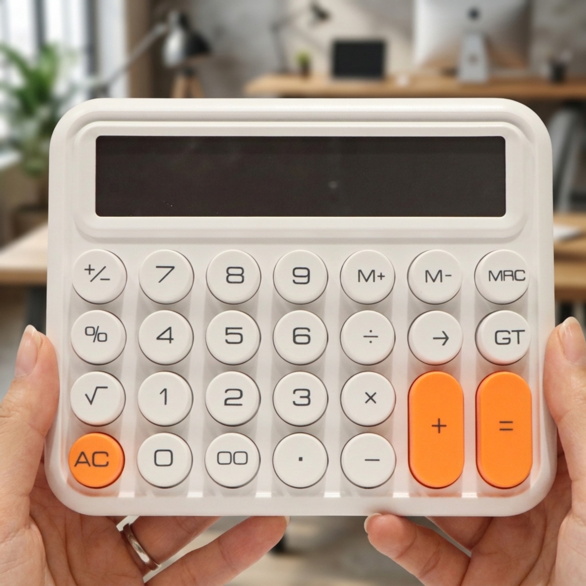 Basic Calculator With Solar Power