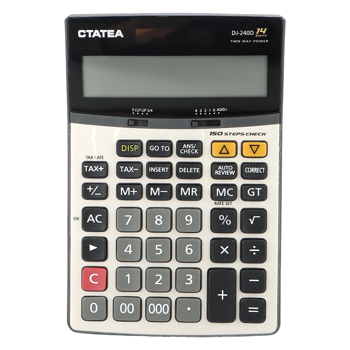 Ctatea Calculator Black Grey