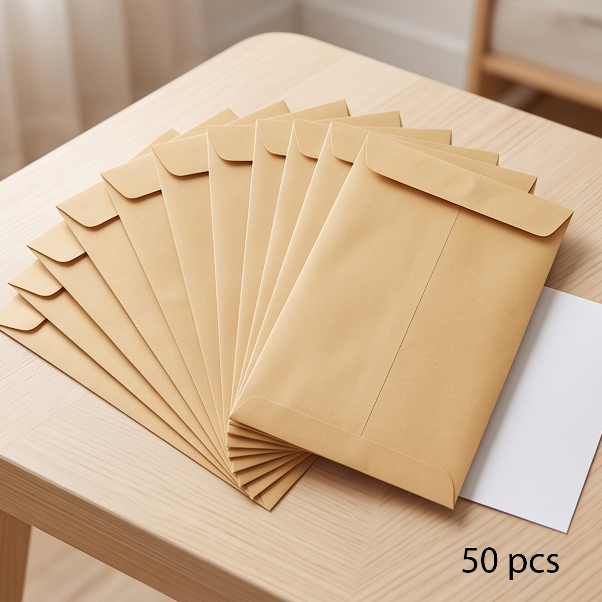 Manila Envelopes 50 Pieces