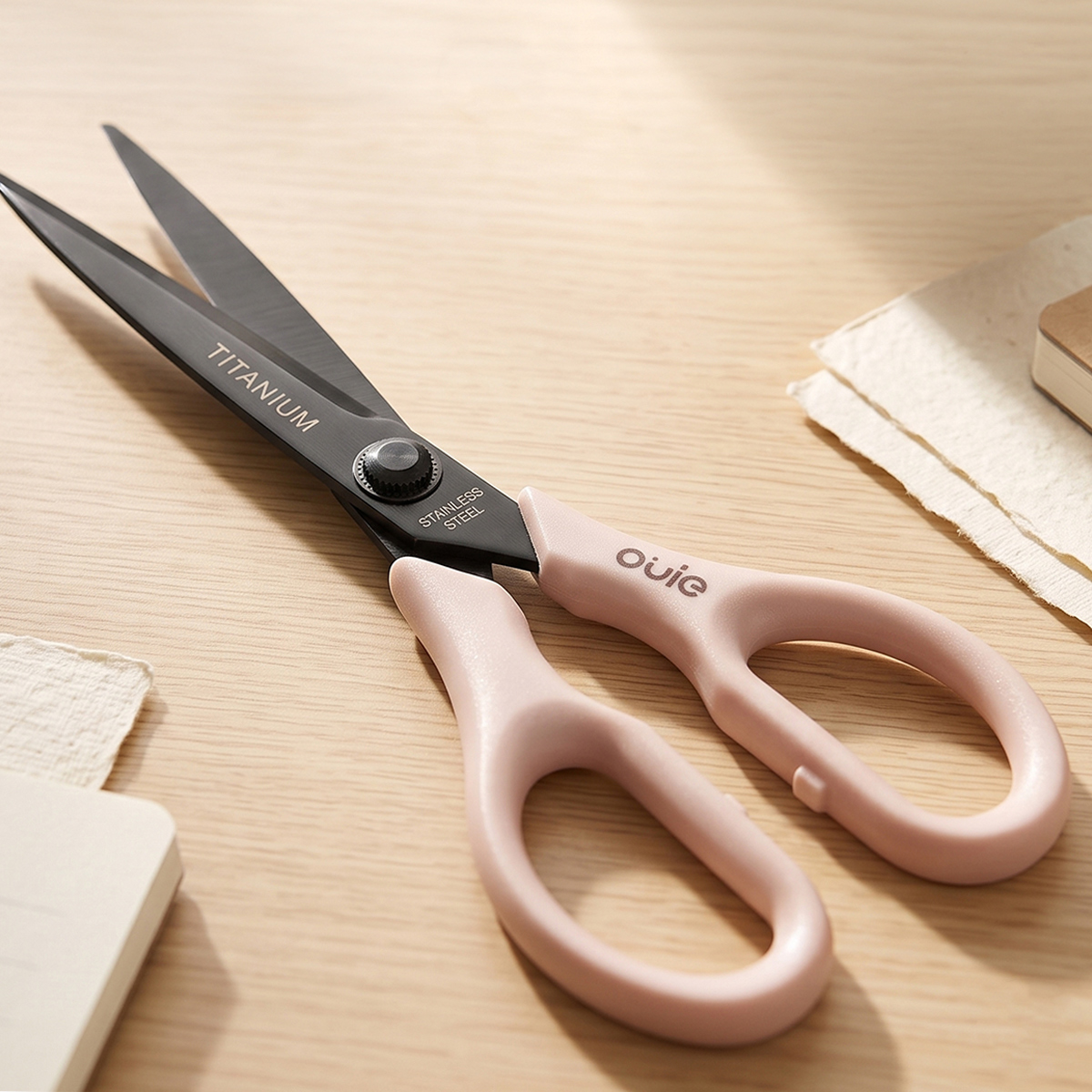 Ouie Scissors Titanium Stainless Steel