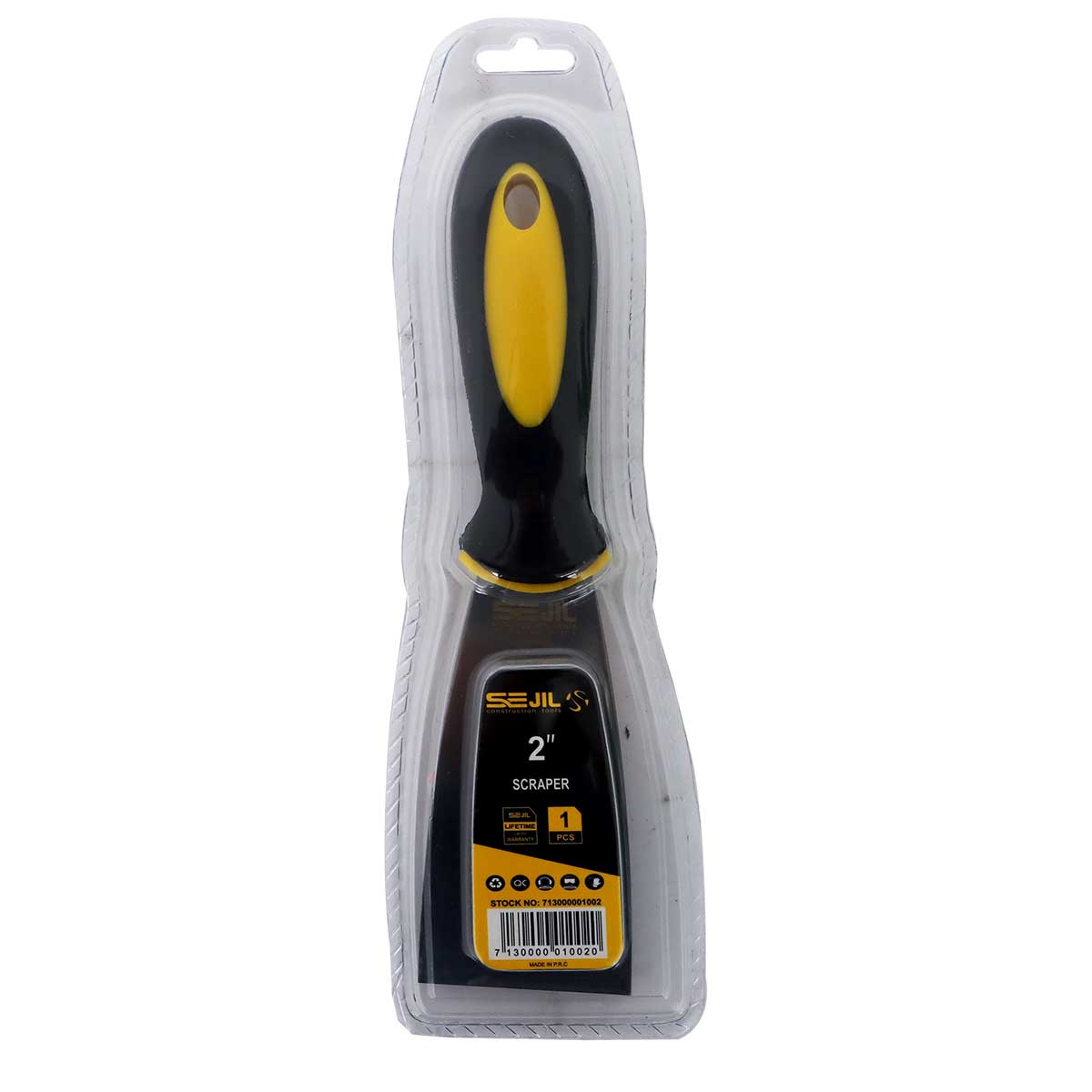 Sejil Scraper With Rubber Handle 2''