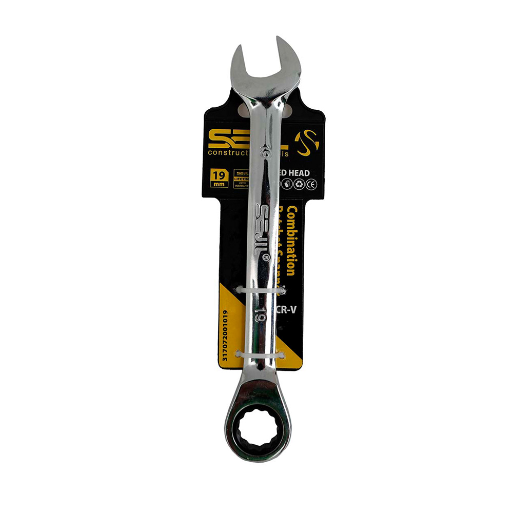 Sejil 19mm Fix Head Ratcheting Combination Wrench