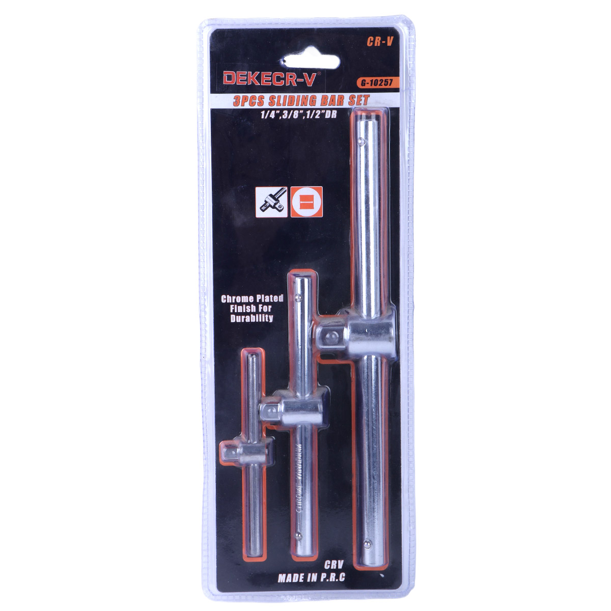 Dekecr-v Sliding Bar 3 Pieces Set