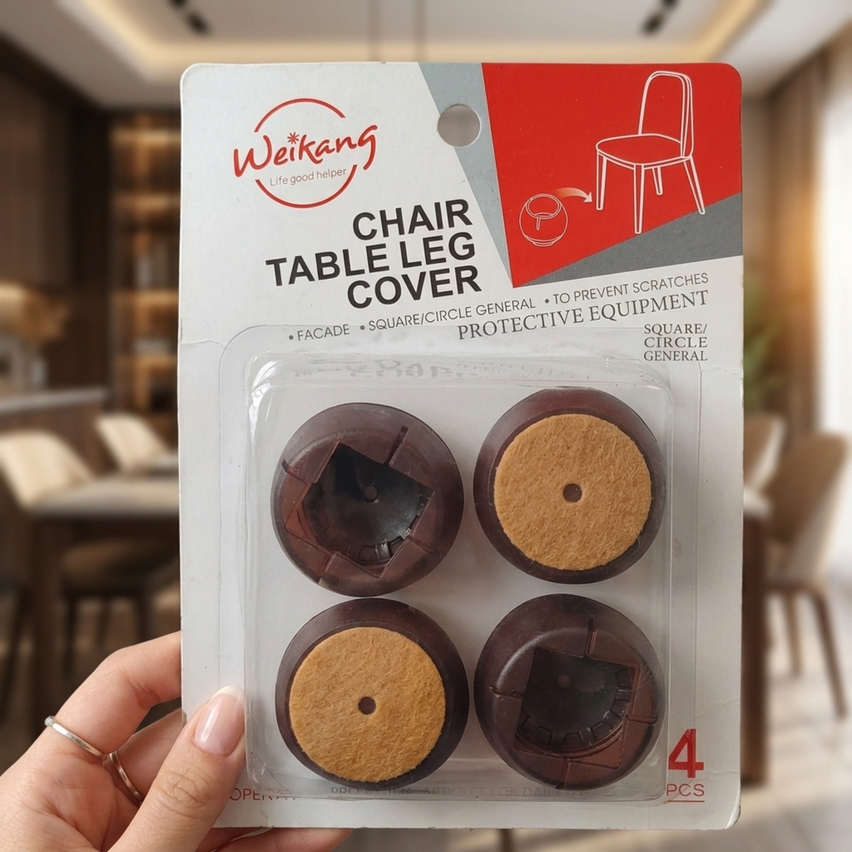 Chair Table Leg Cover 4 Pieces