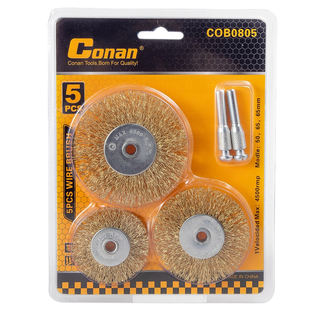 Conan Wired Brush 5 Pieces