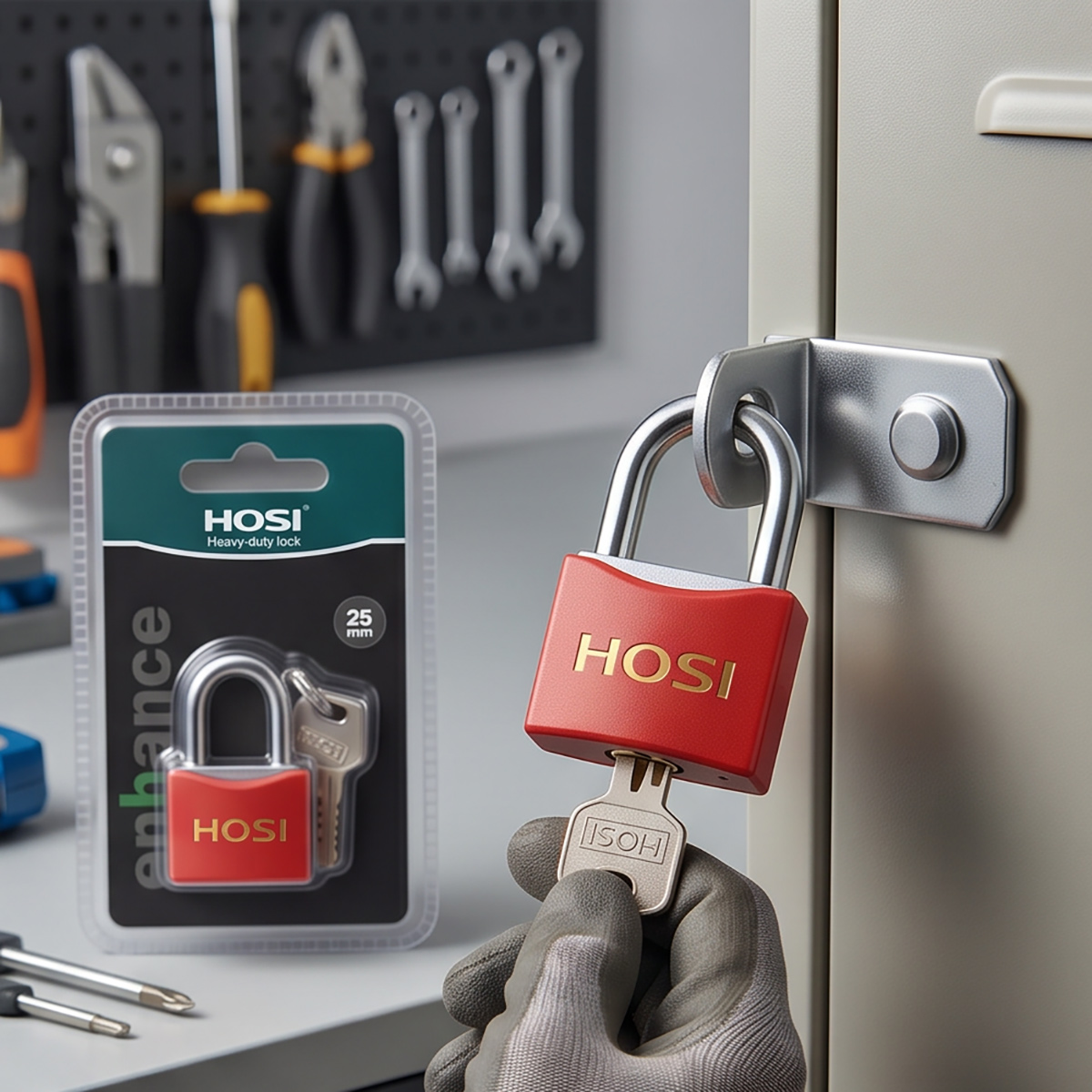 Hosi Heavy Duty Pad Lock 13374-HS-502