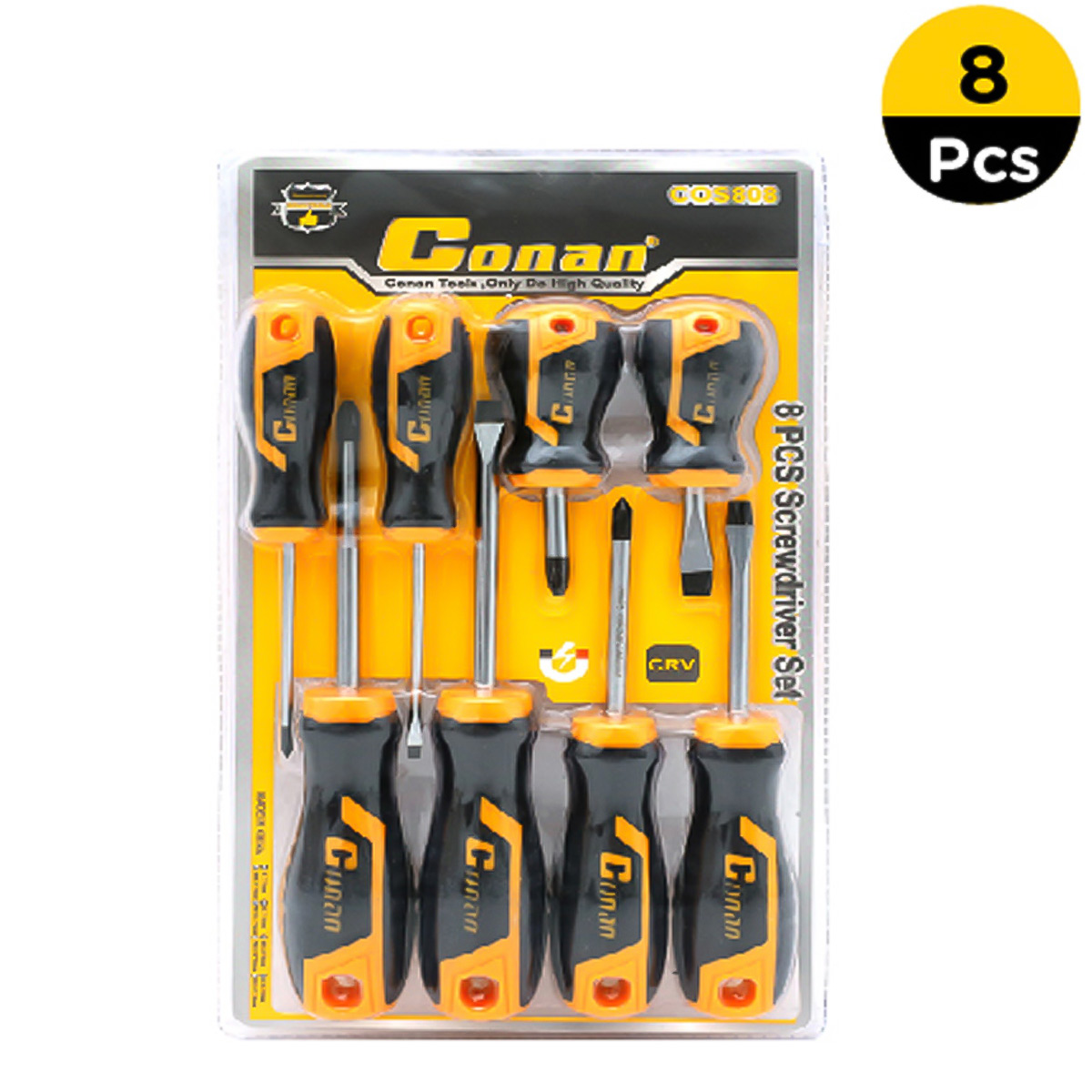Conan Screwdrivers 8 Pieces Set | Tools | Hand Tools Conan Screwdrivers 8 Pieces Set | Tools | Hand Tools