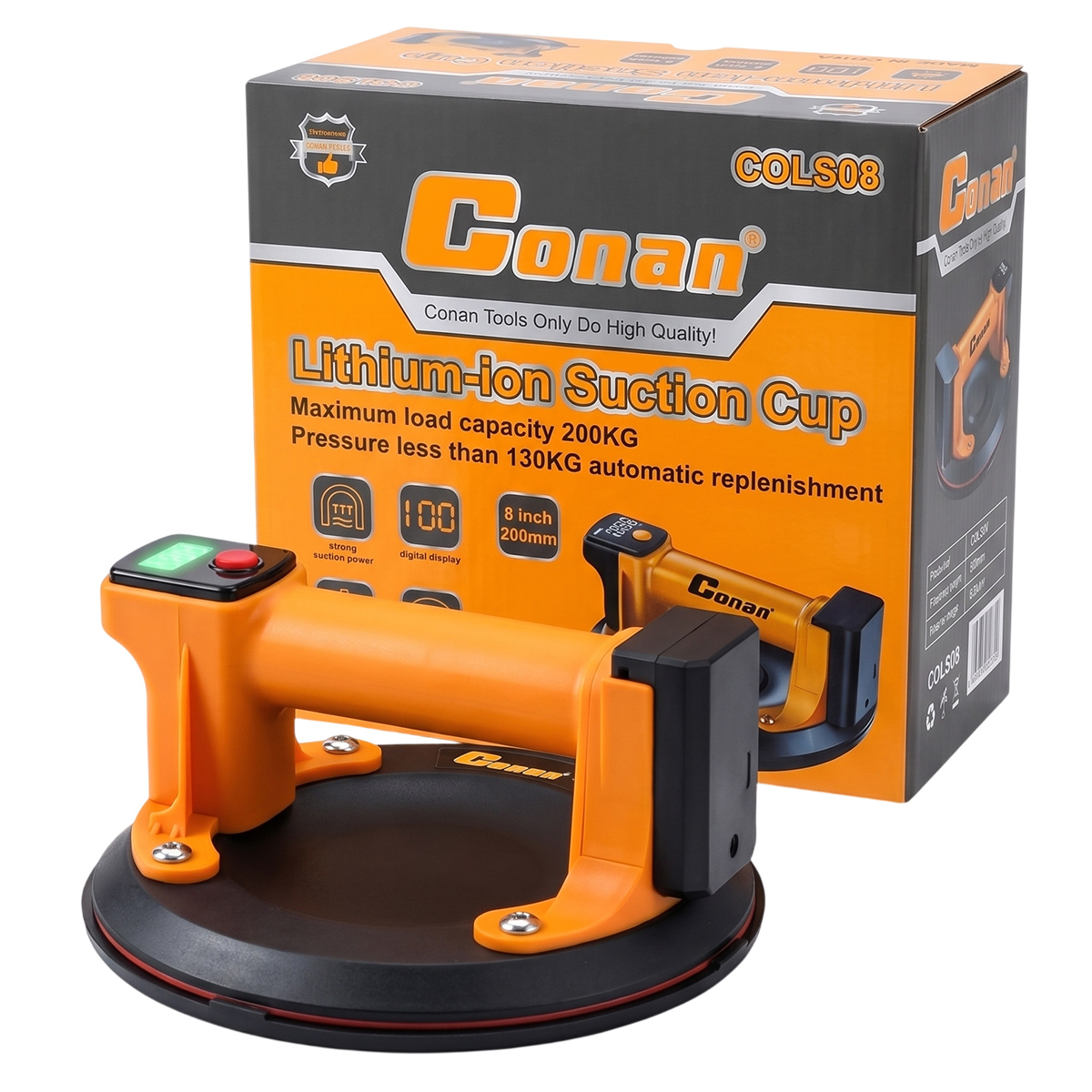 Conan Lithium-ion Suction Cup 8 Inch