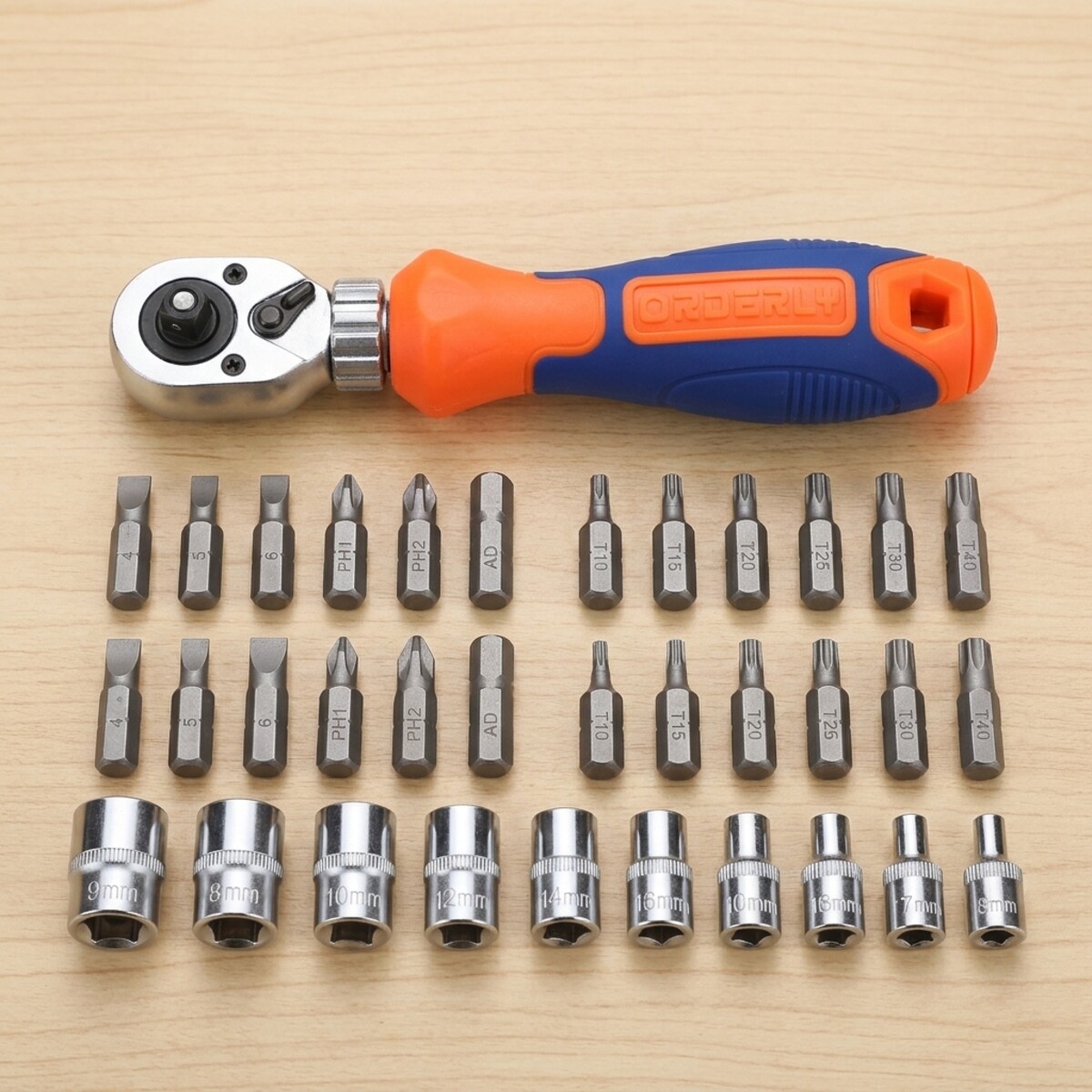 Orderyly Ratchet Wrench Set