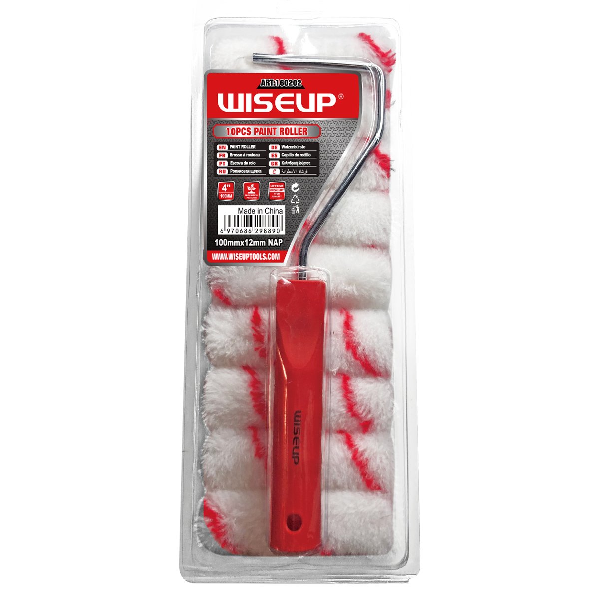 Wiseup Paint Roller 10 Pieces 160202