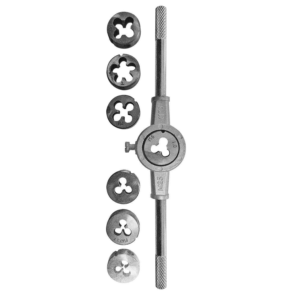 Metric Die Stock & Die 8 Pieces Set 102802-5